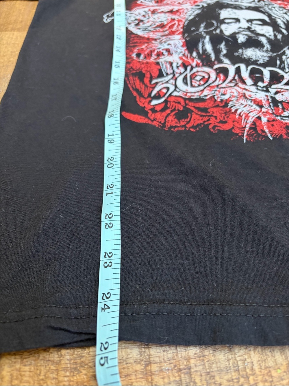 Rob Zombie Black Short-Sleeve Graphic Tee with Red & White Artwork - Picture 6 of 7